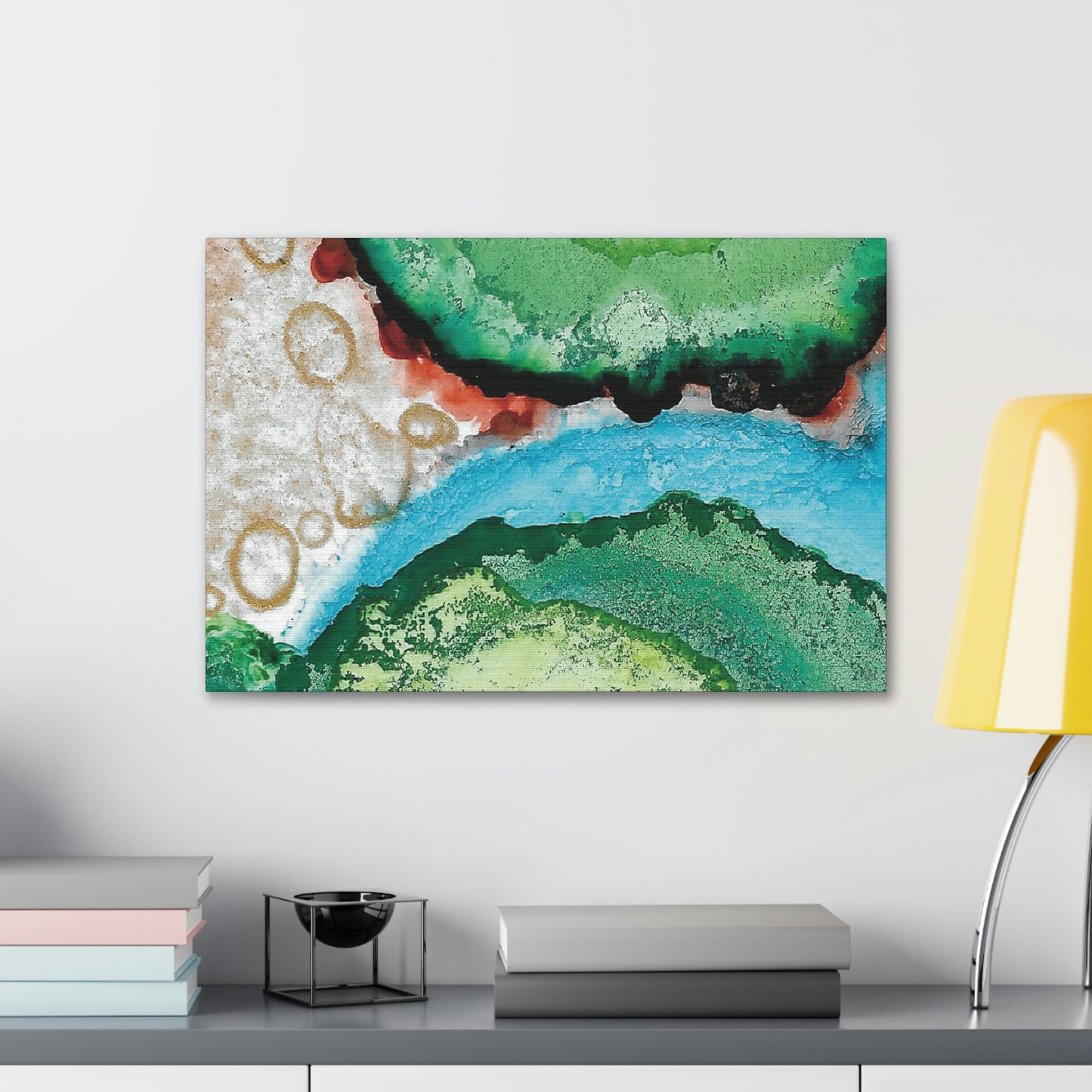 Inner Space 12 Canvas Print - Alja Design