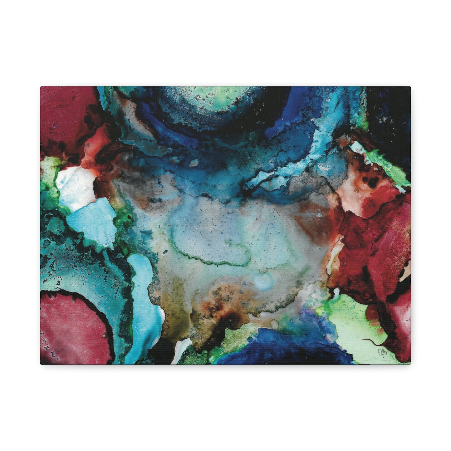 Inner Space 19 Canvas Print - Alja Design