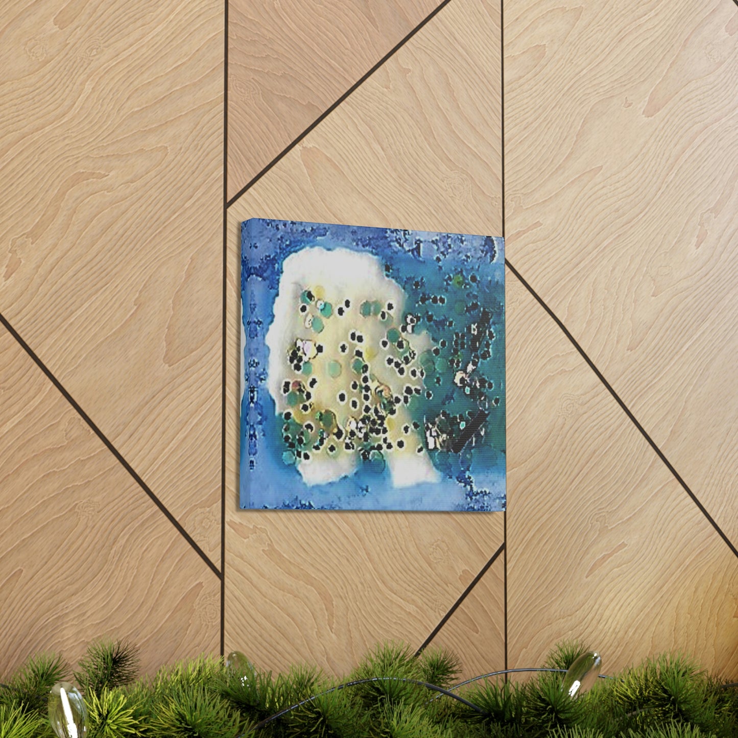 Fractal Blue 8 Canvas Print - Alja Design