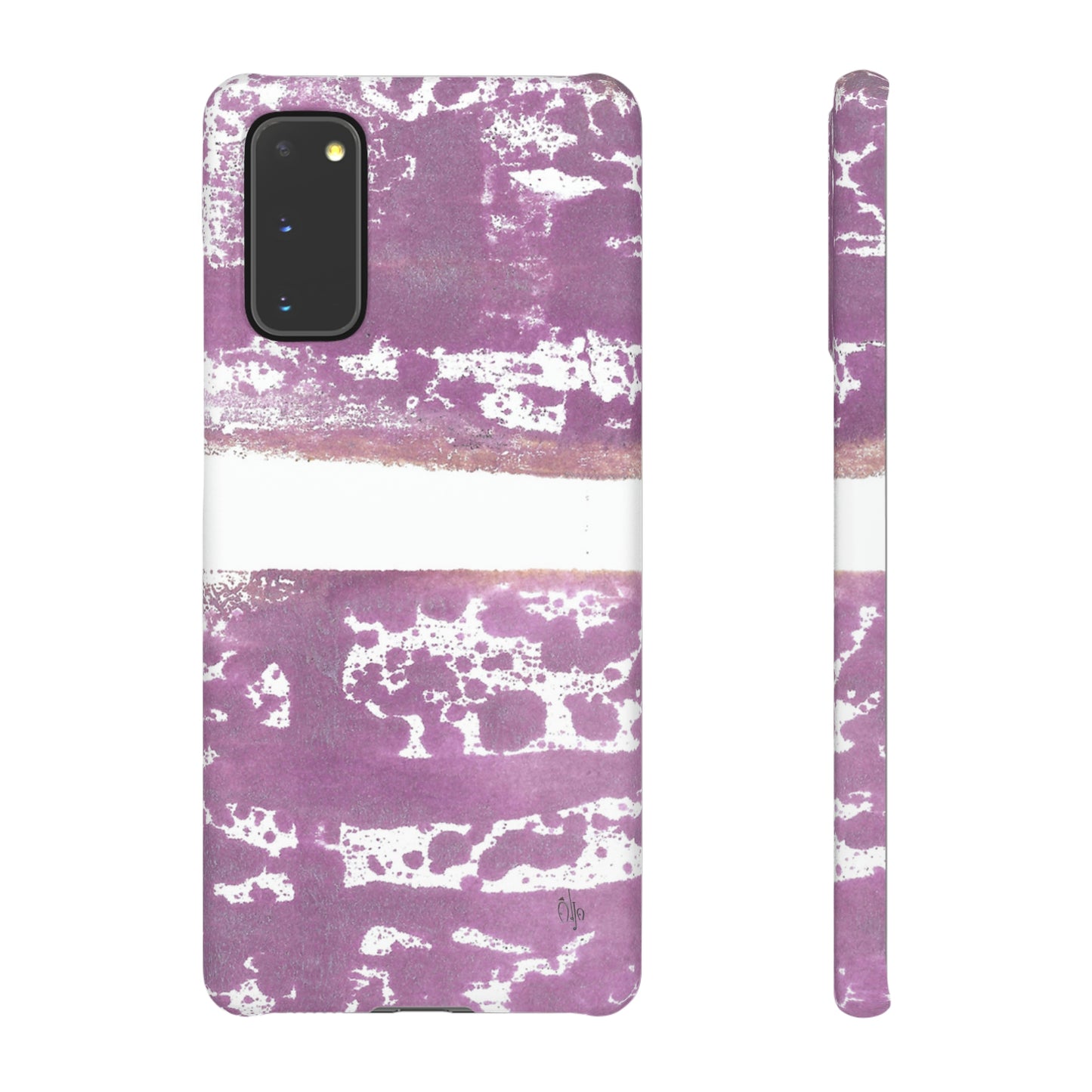 iPhone Samsung Galaxy Pixel5G Snap Case Phone Case Purple Horizon - Alja Design