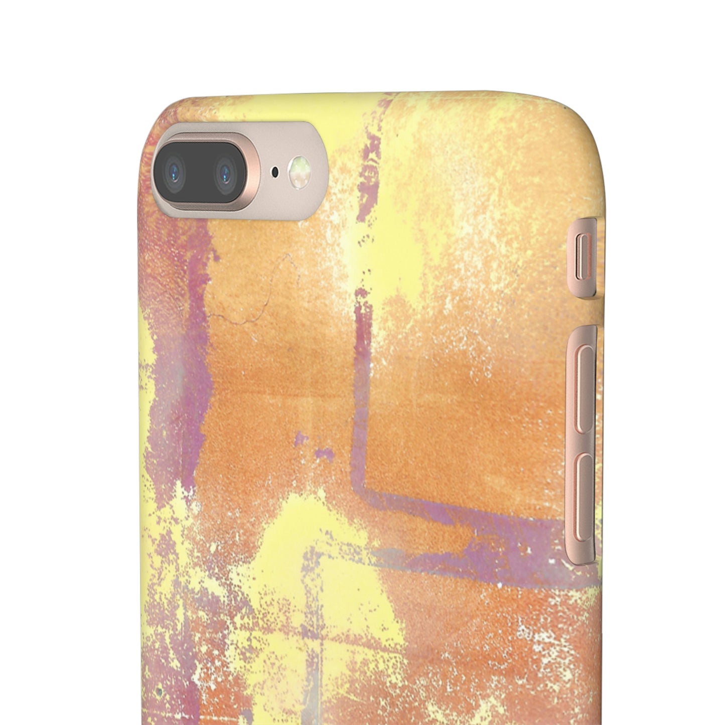 iPhone Samsung Galaxy Pixel5G Snap Case Phone Case Passionate Orange - Alja Design