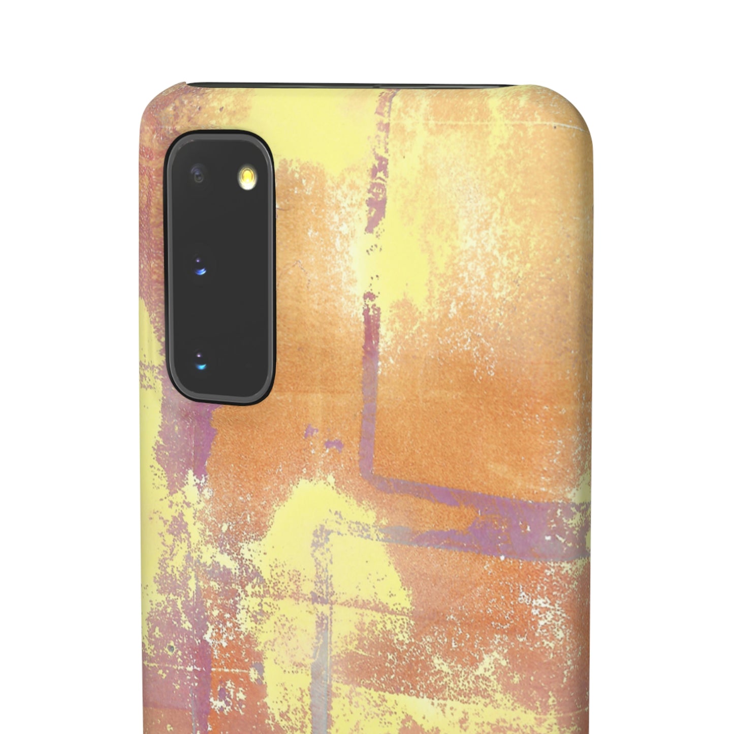 iPhone Samsung Galaxy Pixel5G Snap Case Phone Case Passionate Orange - Alja Design