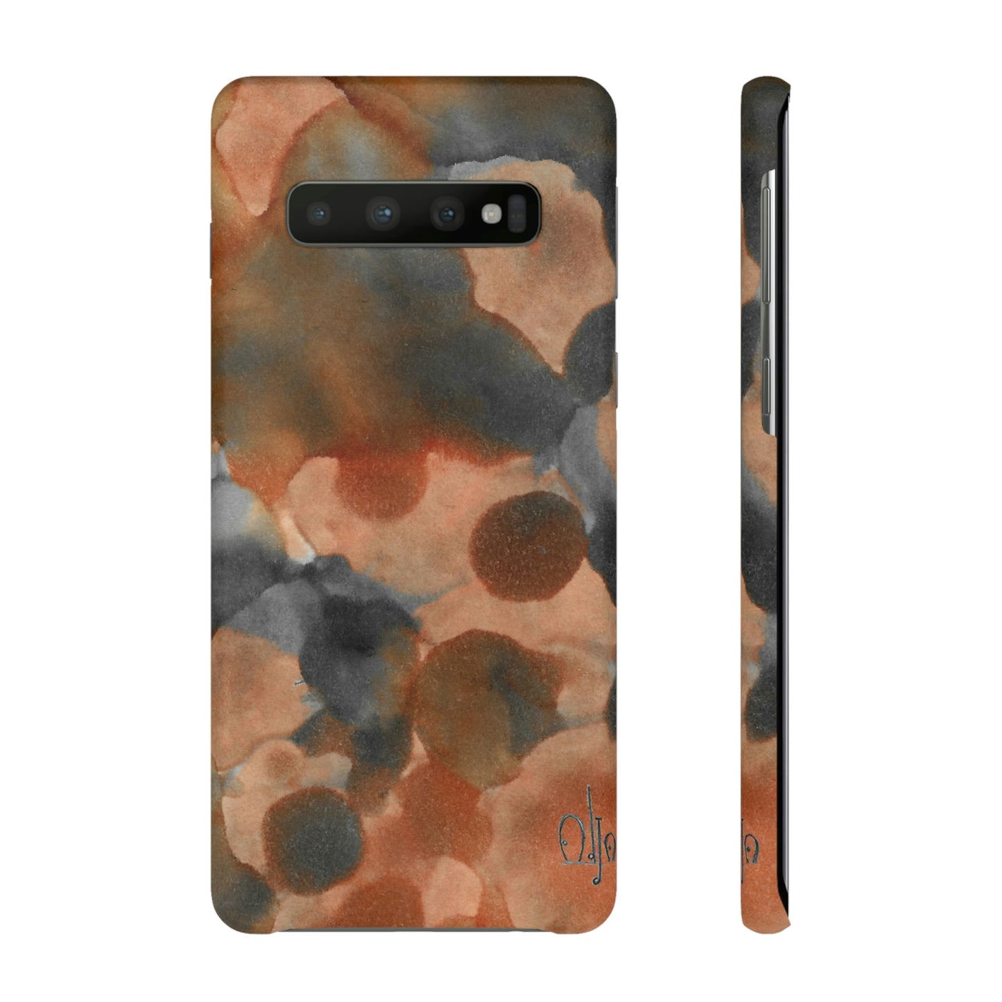 iPhone Samsung Galaxy Pixel5G Snap Case Phone Case Cool Magma - Alja Design