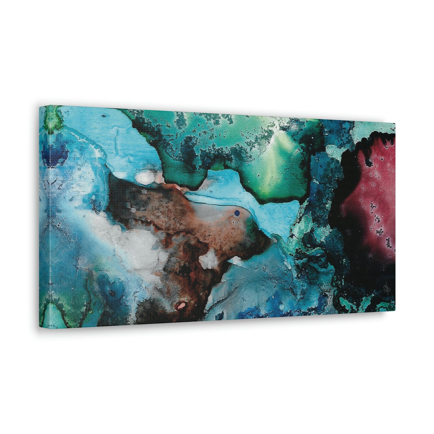 Inner Space 18 Canvas Print - Alja Design