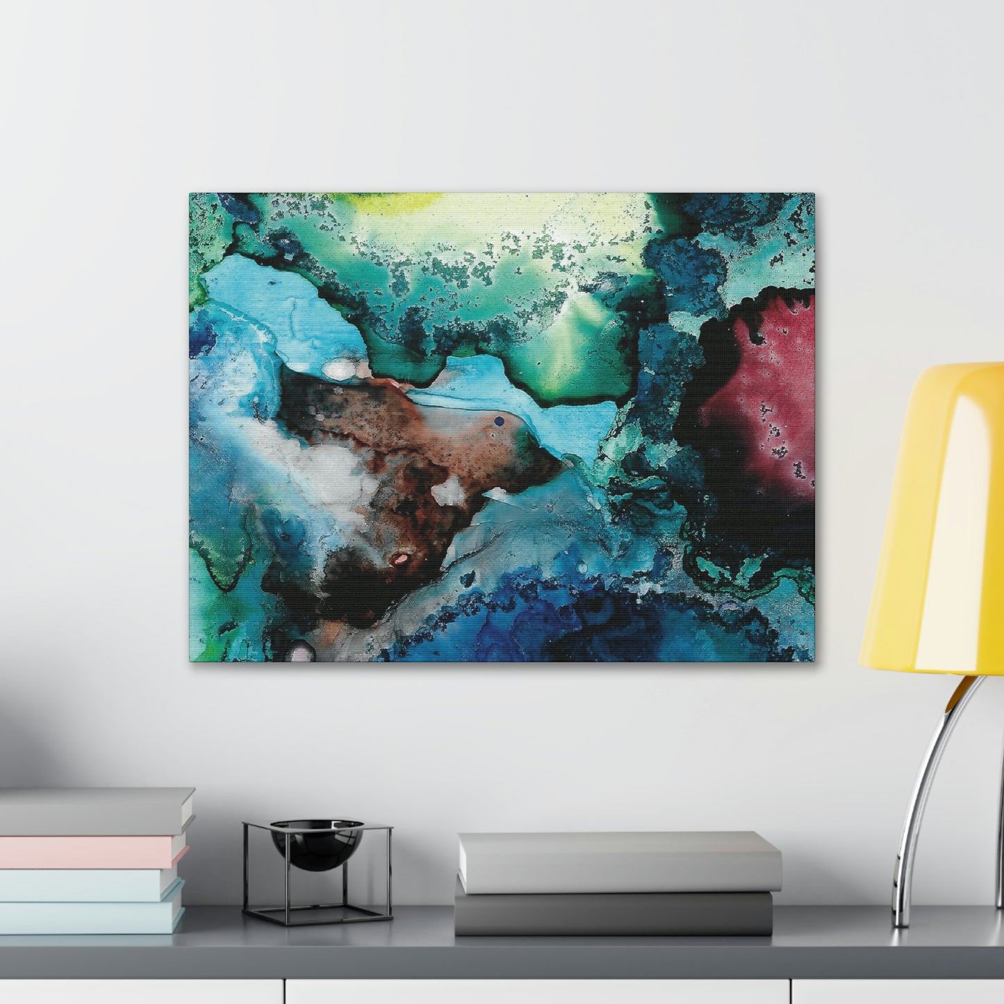 Inner Space 18 Canvas Print - Alja Design