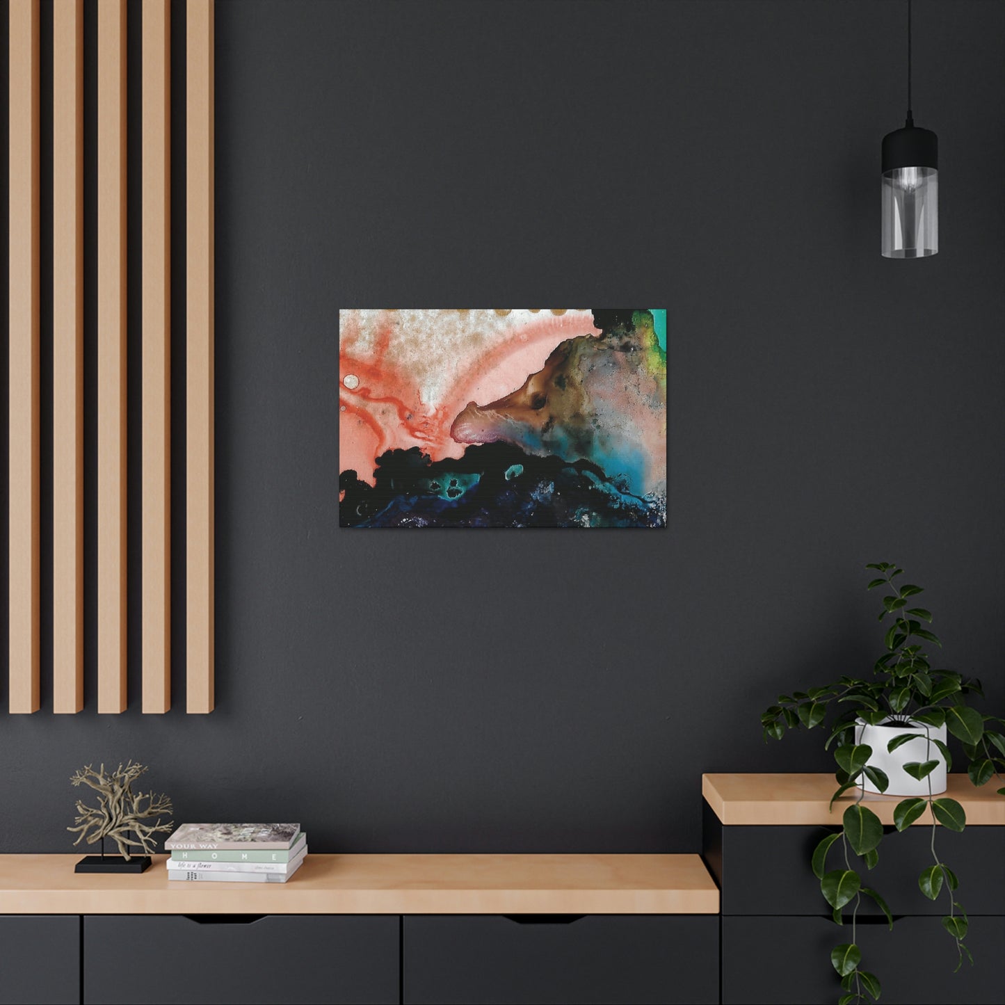 Inner Space 14 Canvas Print - Alja Design