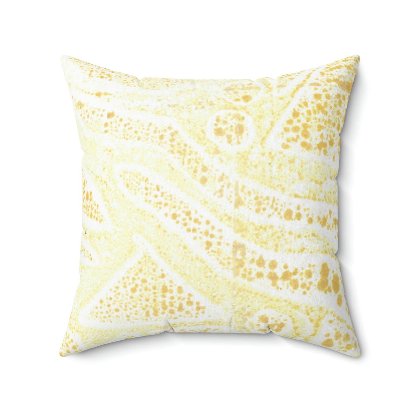 Light Yellow Grain Square Pillow - Alja Design