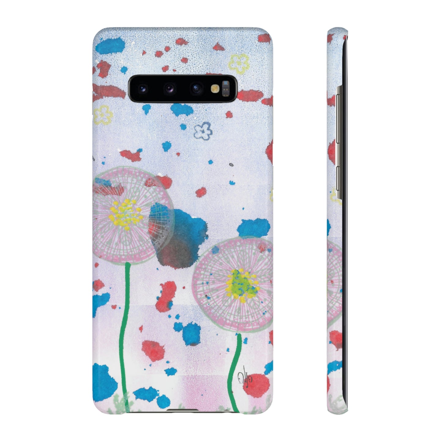 iPhone Samsung Galaxy Pixel5G Snap Case Phone Case Dandelion Party - Alja Design