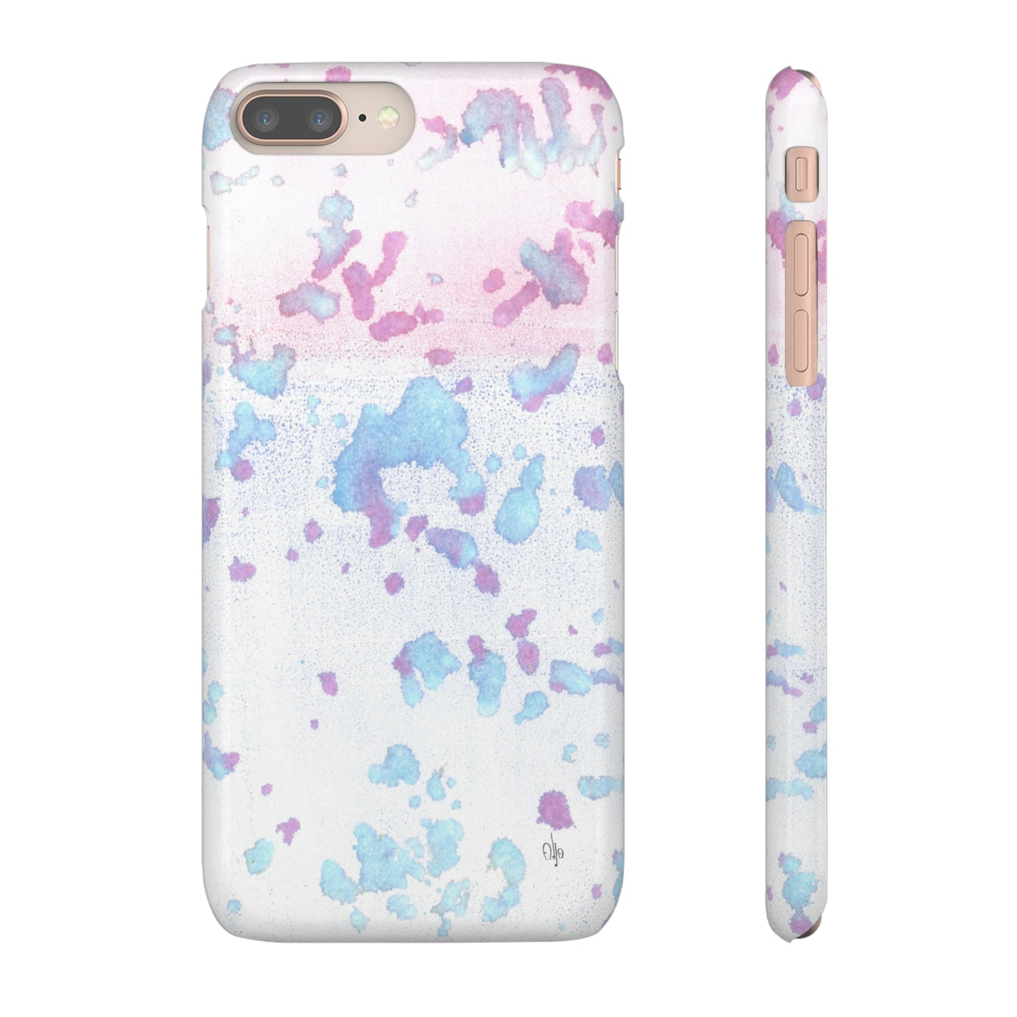 iPhone Samsung Galaxy Pixel5G Snap Case Phone Case Mineral Splashes - Alja Design