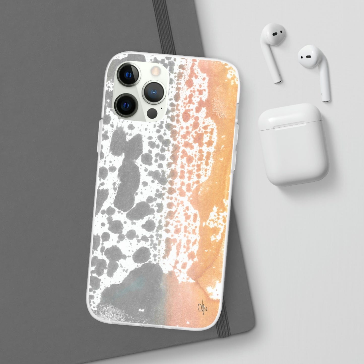 iPhone and Samsung Galaxy Flexi Phone Case Lava Waterfall - Alja Design