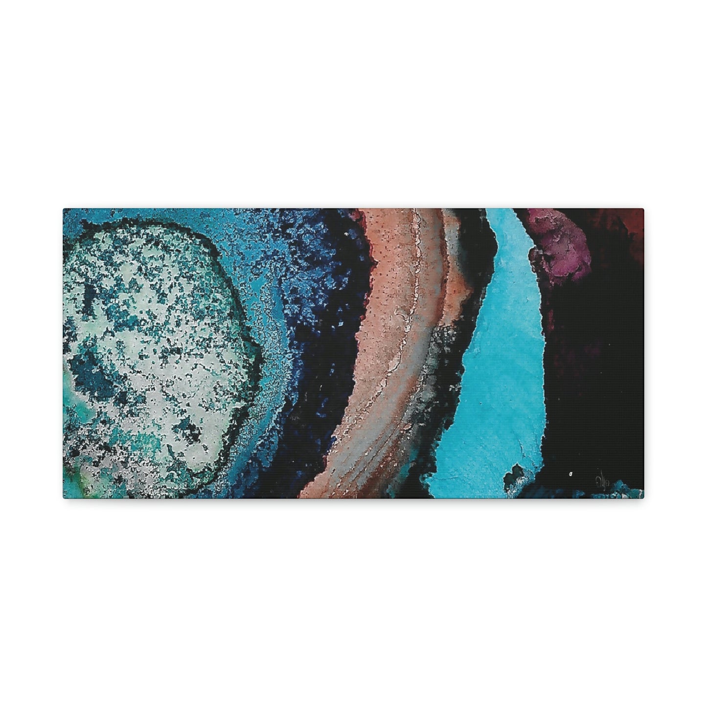 Inner Space 10 Canvas Print - Alja Design