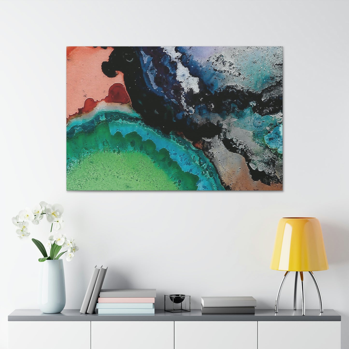 Inner Space 13 Canvas Print - Alja Design