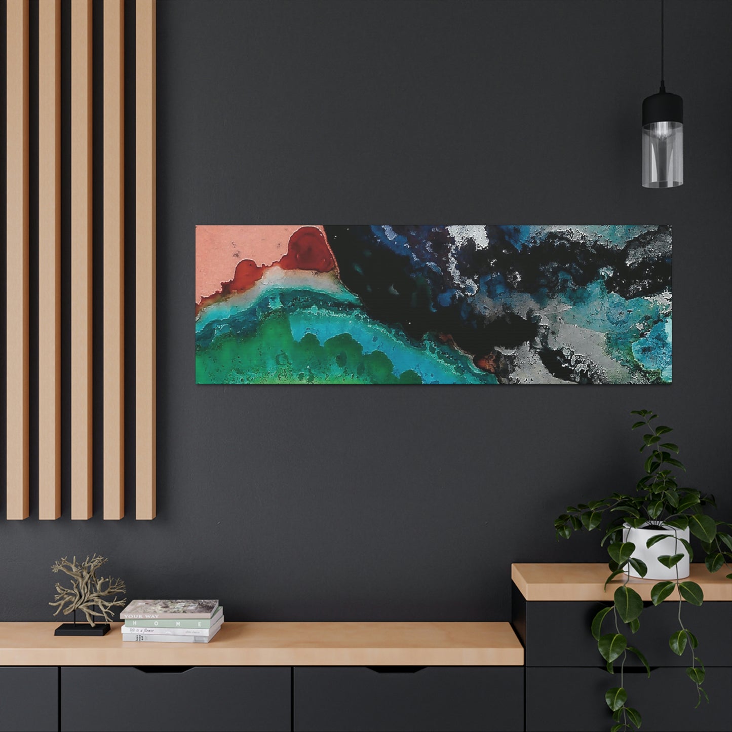 Inner Space 13 Canvas Print - Alja Design