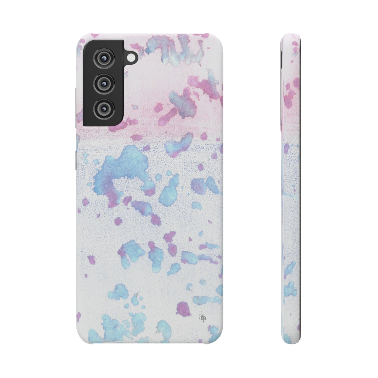 iPhone Samsung Galaxy Pixel5G Snap Case Phone Case Mineral Splashes - Alja Design