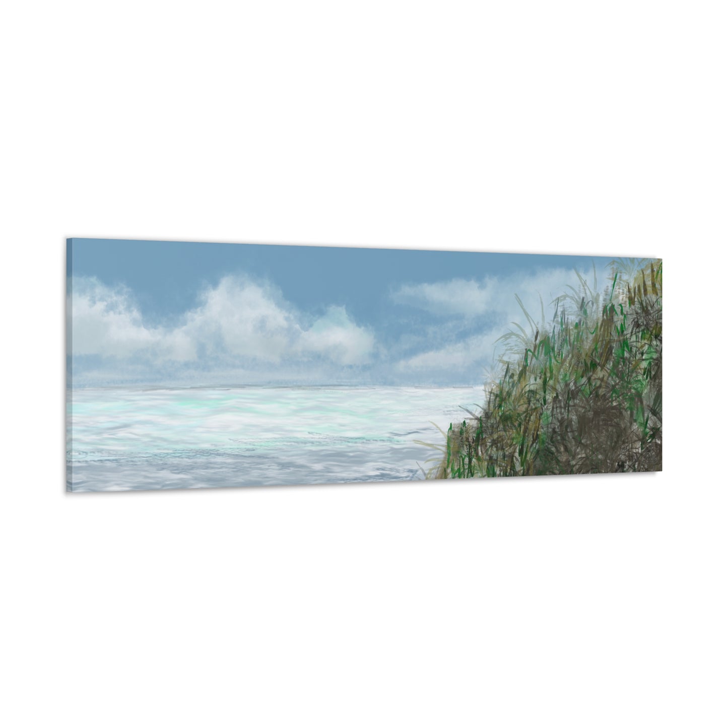 West Cliff Canvas Print - Alja Design