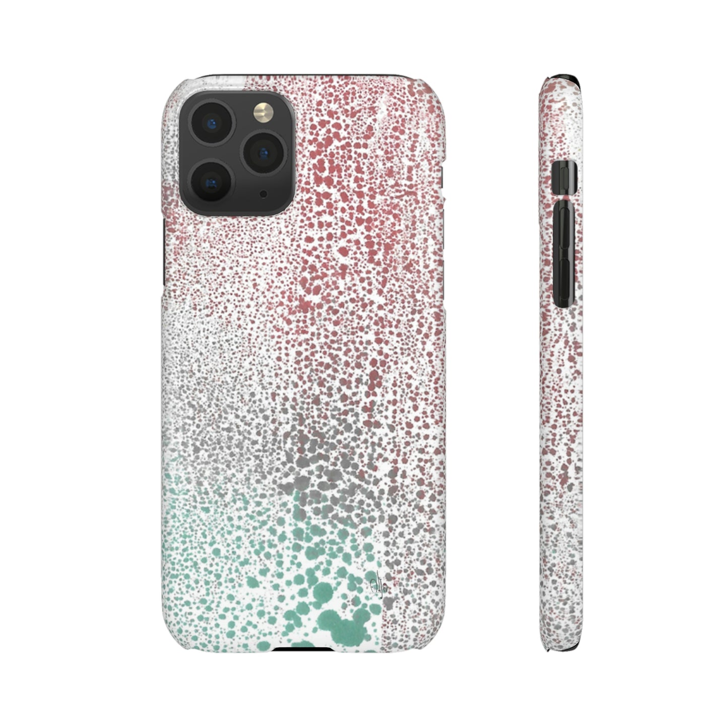 iPhone Samsung Galaxy Pixel5G Snap Case Phone Case Gradient Drip - Alja Design