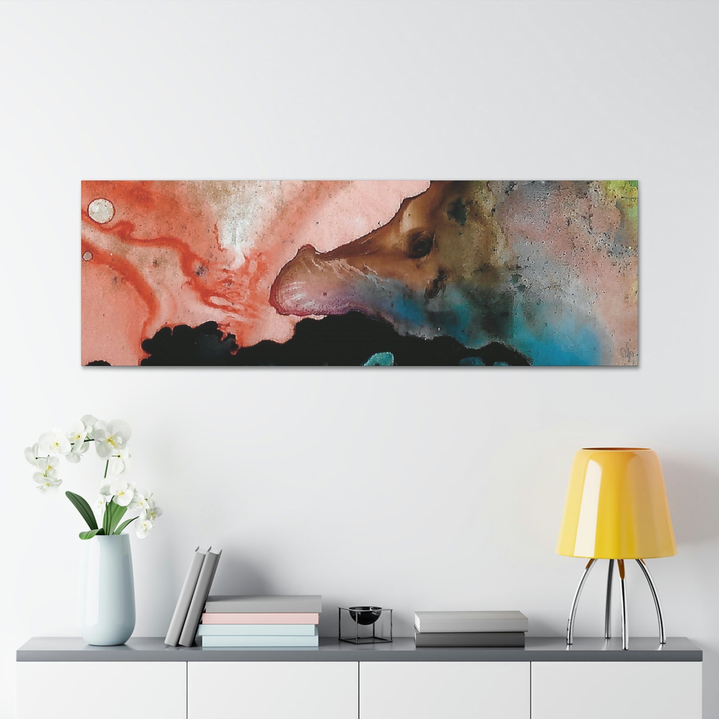 Inner Space 14 Canvas Print - Alja Design