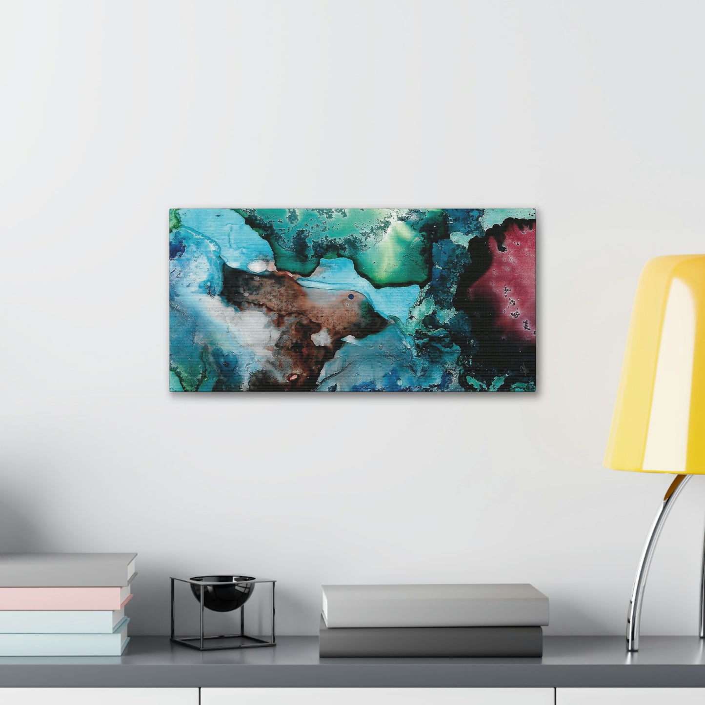 Inner Space 18 Canvas Print - Alja Design