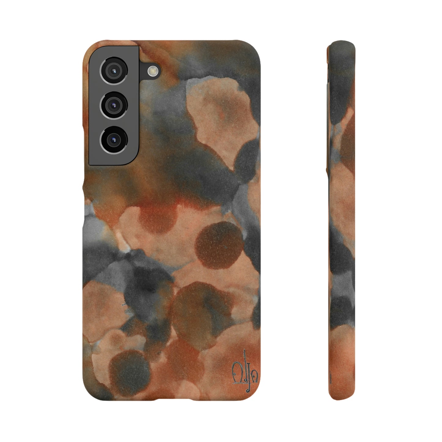 iPhone Samsung Galaxy Pixel5G Snap Case Phone Case Cool Magma - Alja Design