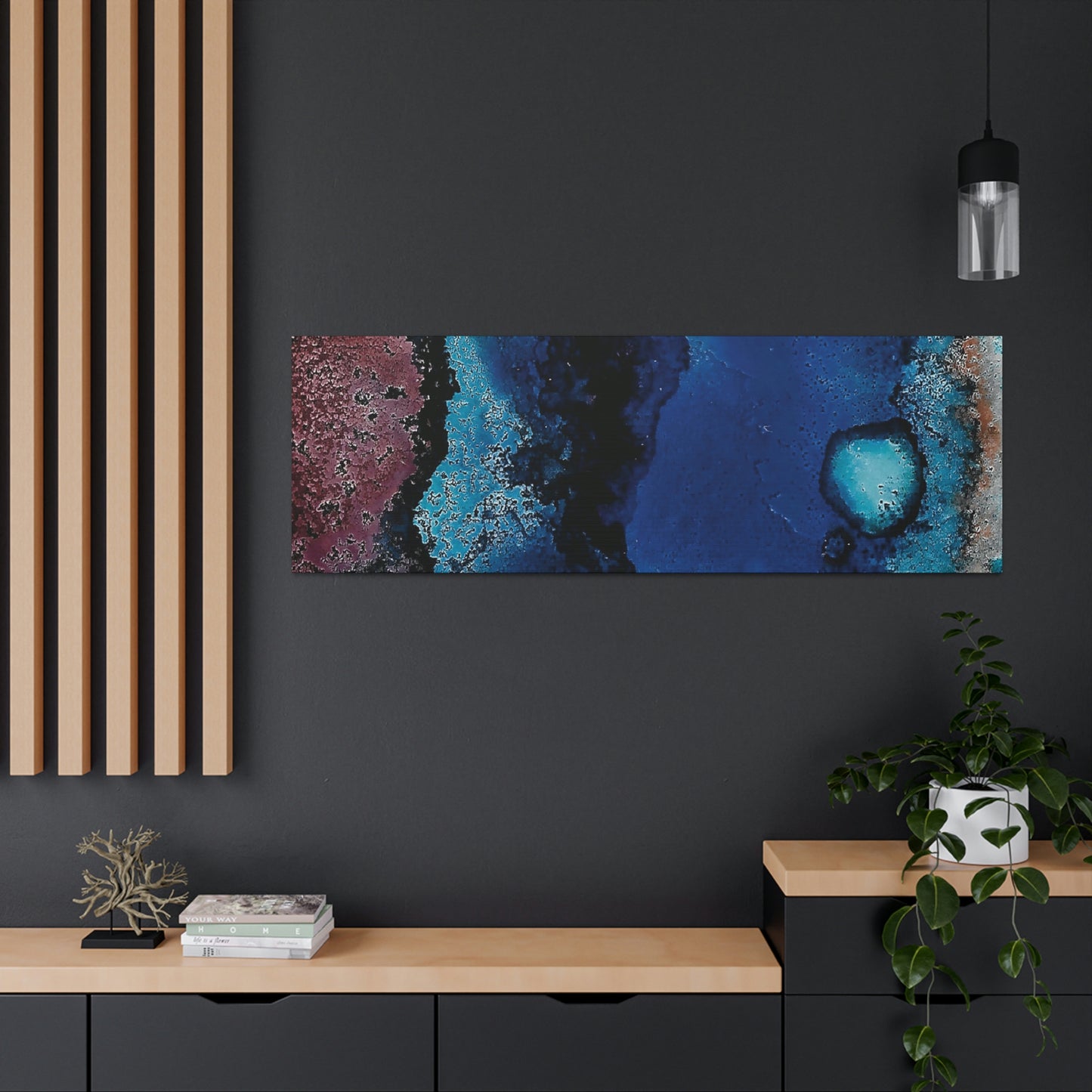 Inner Space 8 Canvas Print - Alja Design