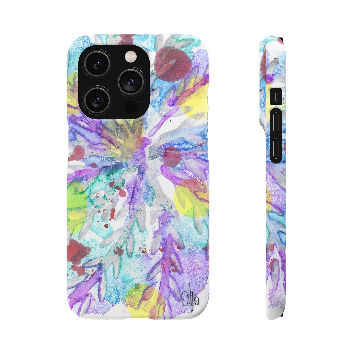 iPhone Samsung Galaxy Pixel5G Snap Case Phone Case Winter Colors - Alja Design