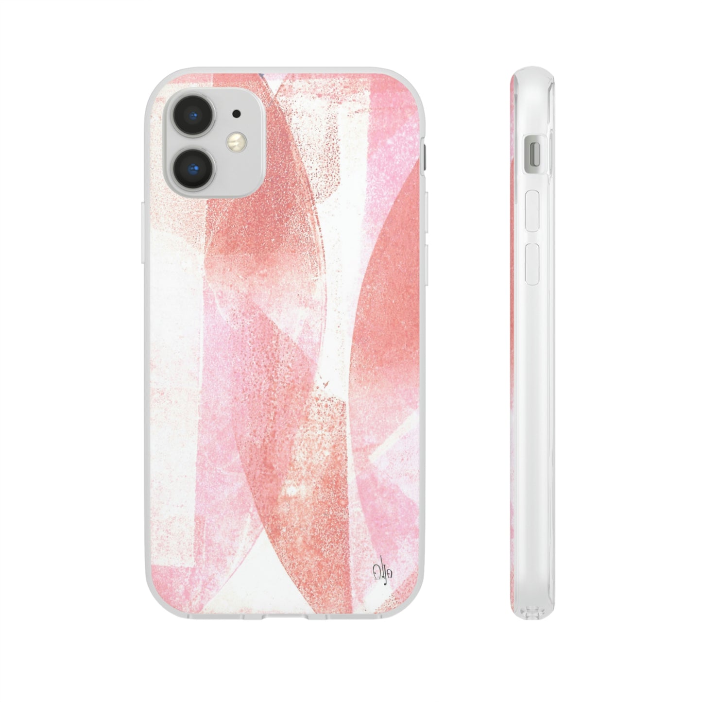 iPhone and Samsung Galaxy Flexi Phone Case Red Glass - Alja Design