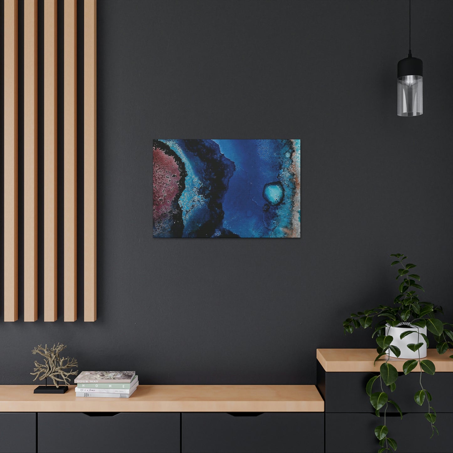 Inner Space 8 Canvas Print - Alja Design
