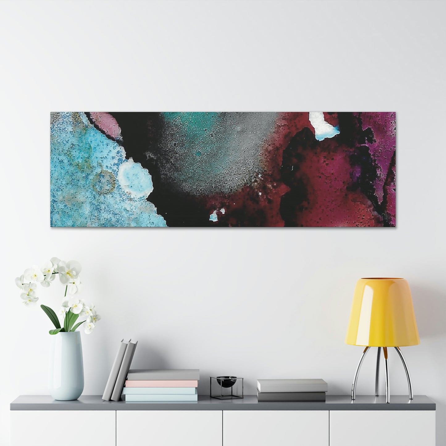 Inner Space 6 Canvas Print - Alja Design