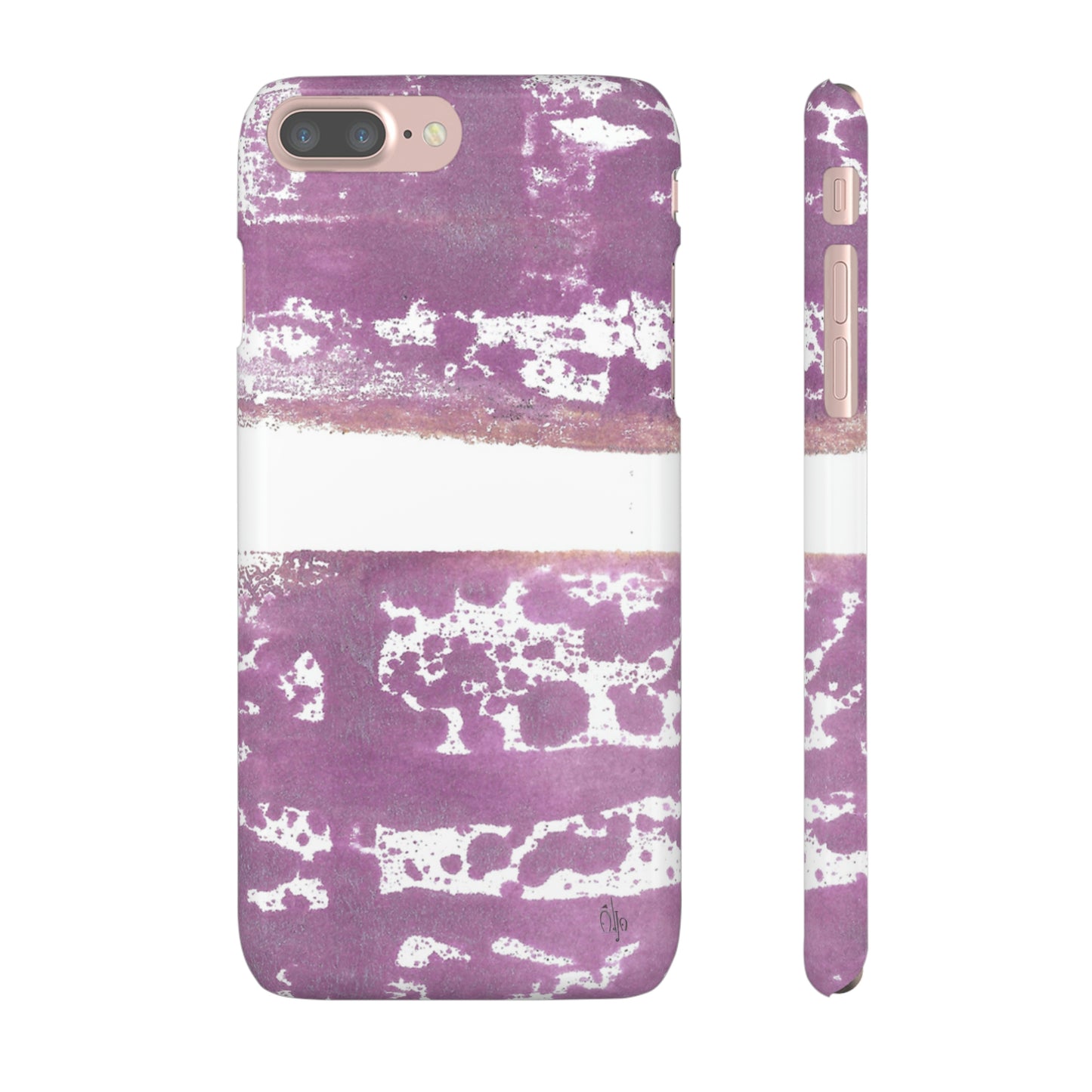 iPhone Samsung Galaxy Pixel5G Snap Case Phone Case Purple Horizon - Alja Design