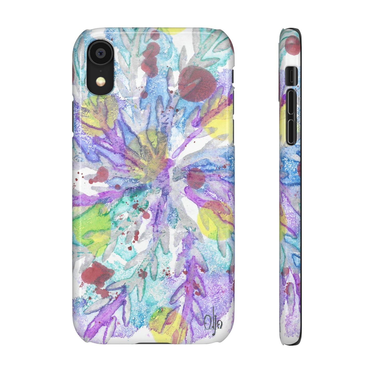 iPhone Samsung Galaxy Pixel5G Snap Case Phone Case Winter Colors - Alja Design