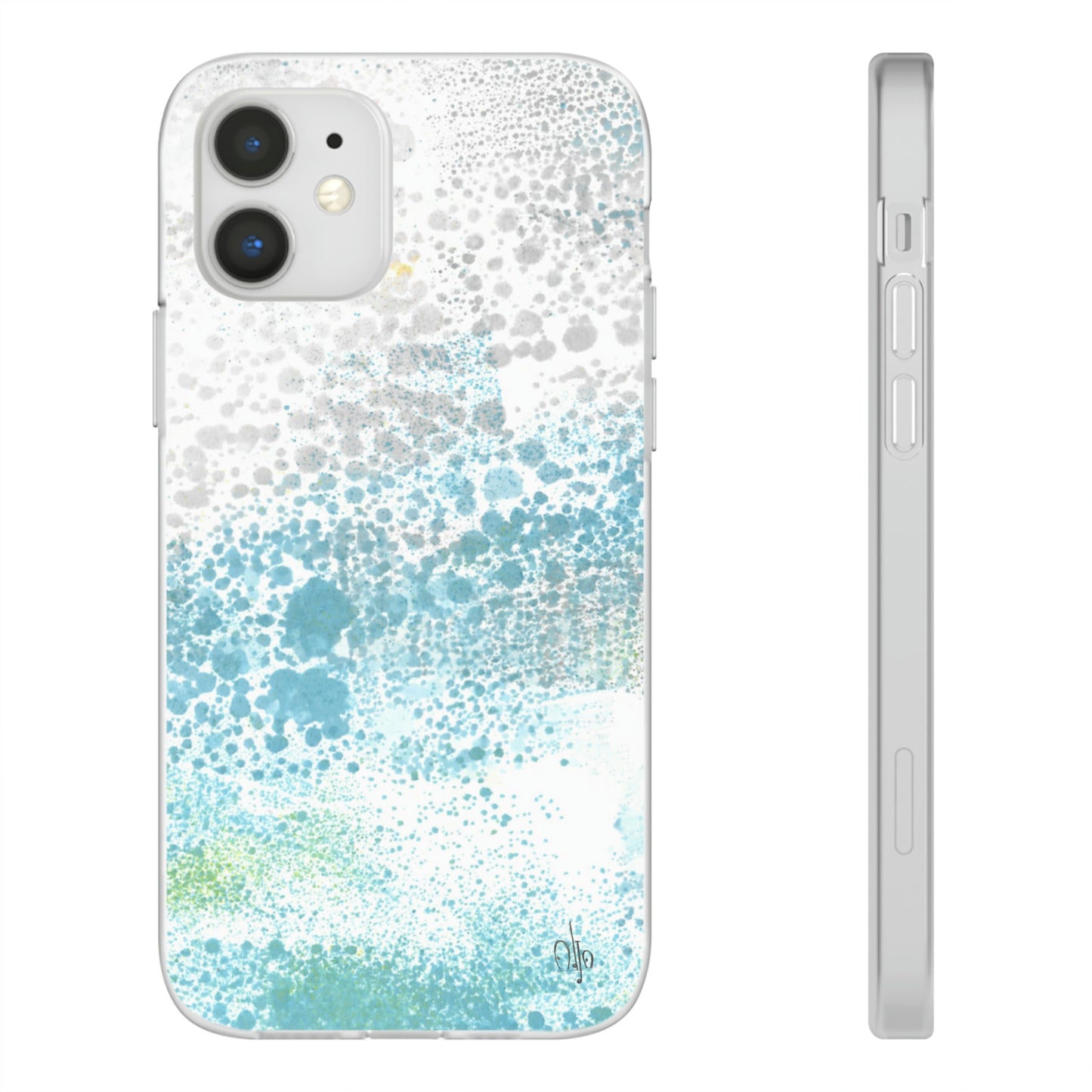 iPhone and Samsung Galaxy Flexi Phone Case Gentle Rain - Alja Design