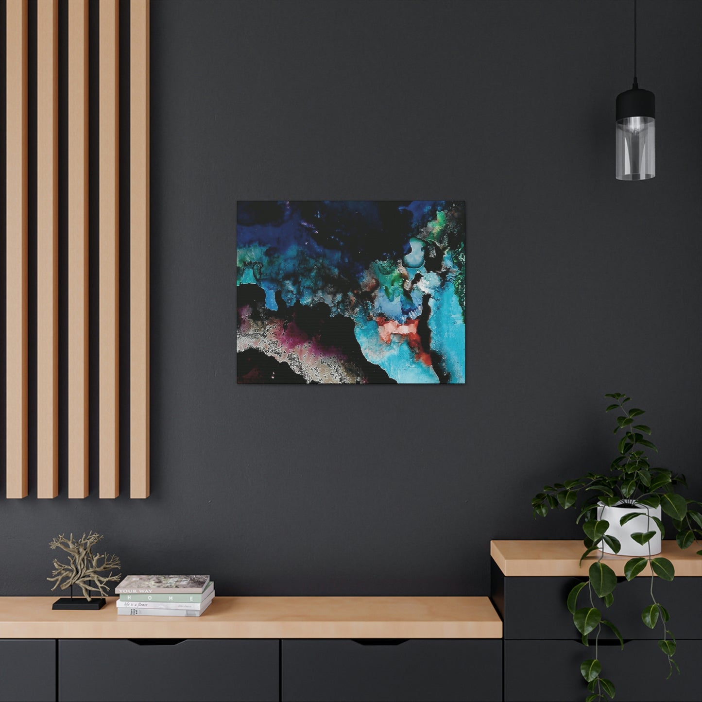 Inner Space 3 Canvas Print - Alja Design
