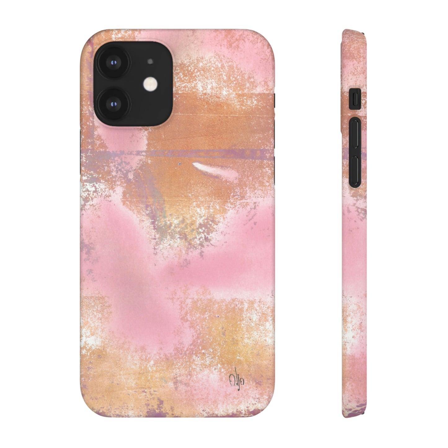 iPhone Samsung Galaxy Pixel5G Snap Case Phone Case Passionate Pink - Alja Design