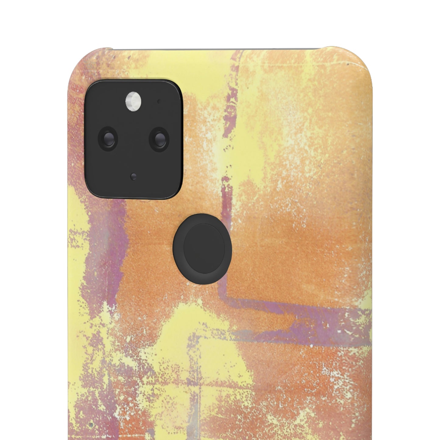 iPhone Samsung Galaxy Pixel5G Snap Case Phone Case Passionate Orange - Alja Design