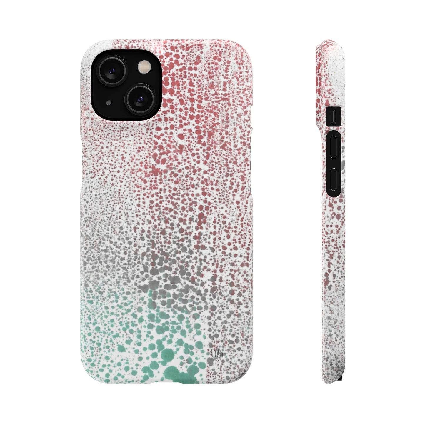 iPhone Samsung Galaxy Pixel5G Snap Case Phone Case Gradient Drip - Alja Design