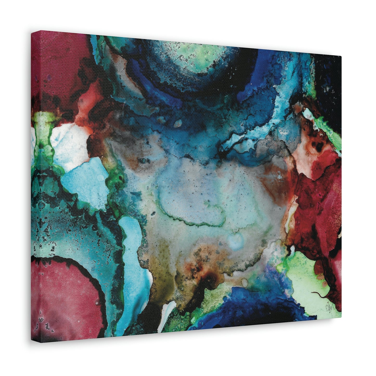 Inner Space 19 Canvas Print - Alja Design