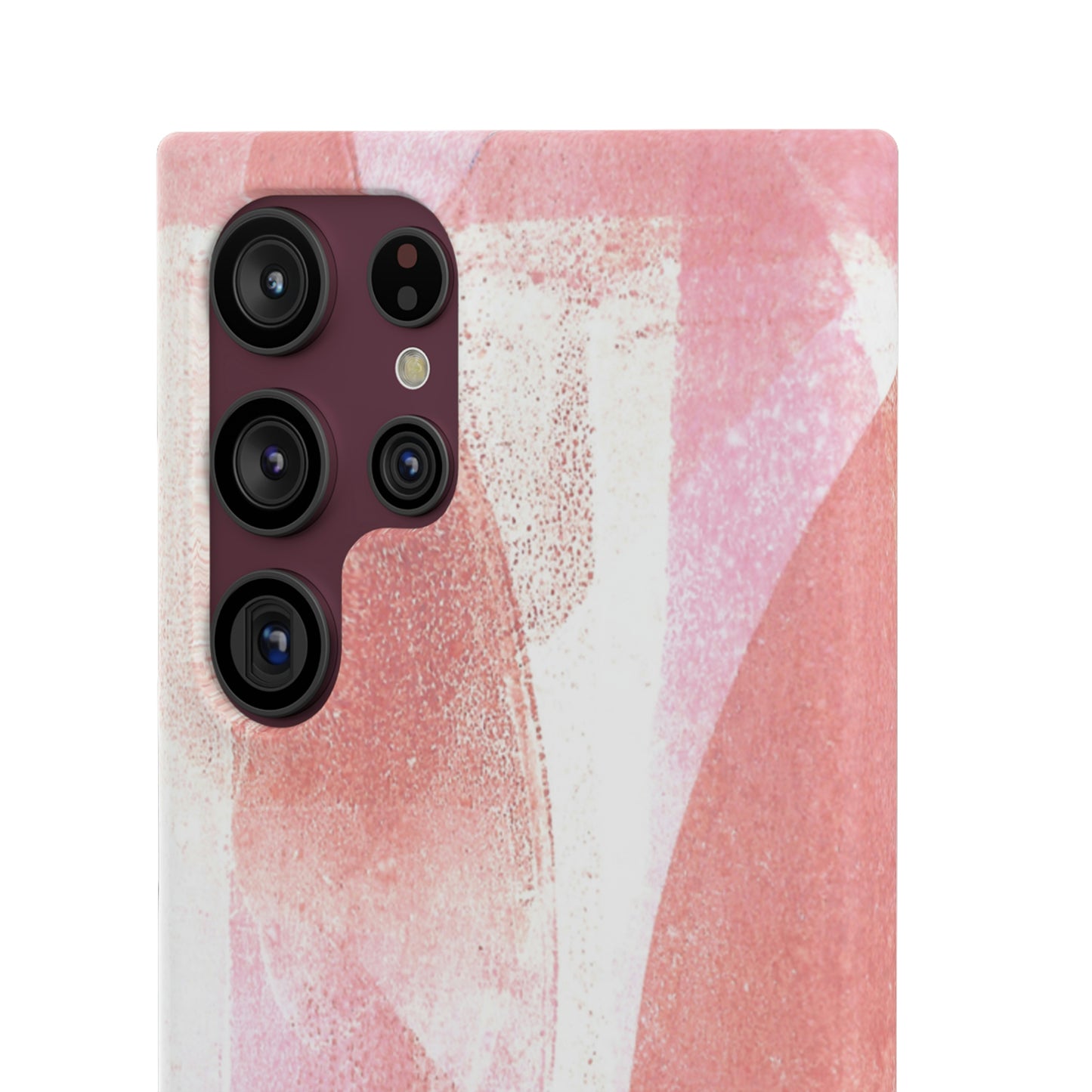 iPhone Samsung Galaxy Pixel5G Snap Case Phone Case Red Glass