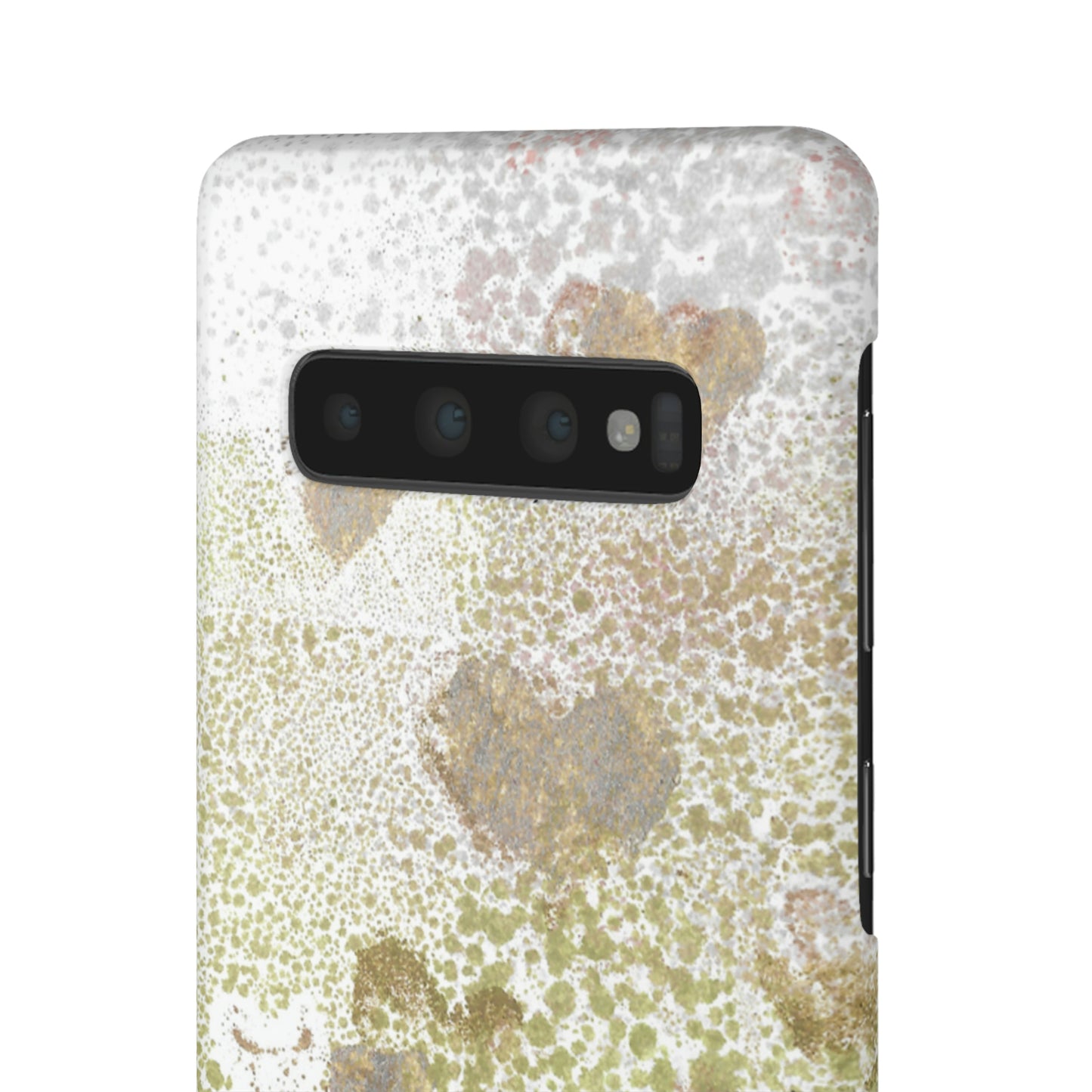 iPhone Samsung Galaxy Pixel5G Snap Case Phone Case Green Hearts - Alja Design