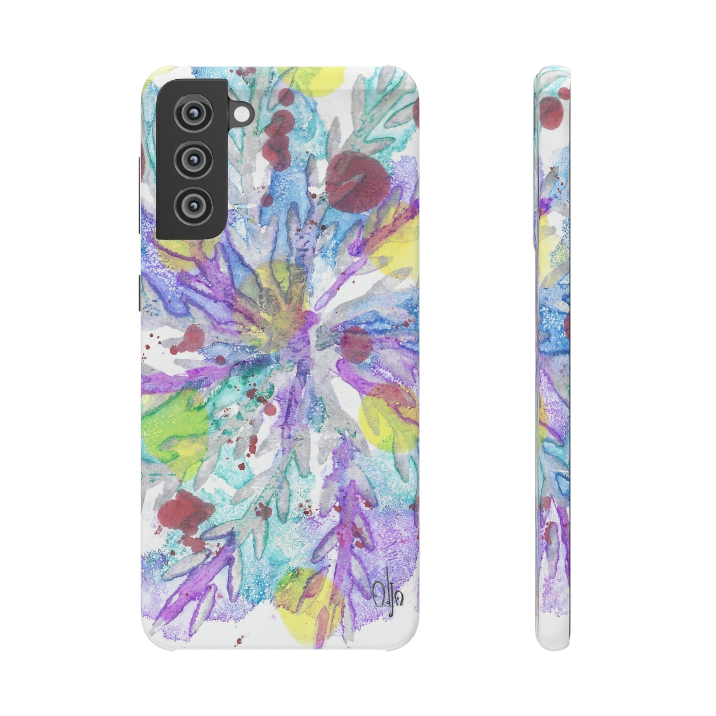 iPhone Samsung Galaxy Pixel5G Snap Case Phone Case Winter Colors - Alja Design