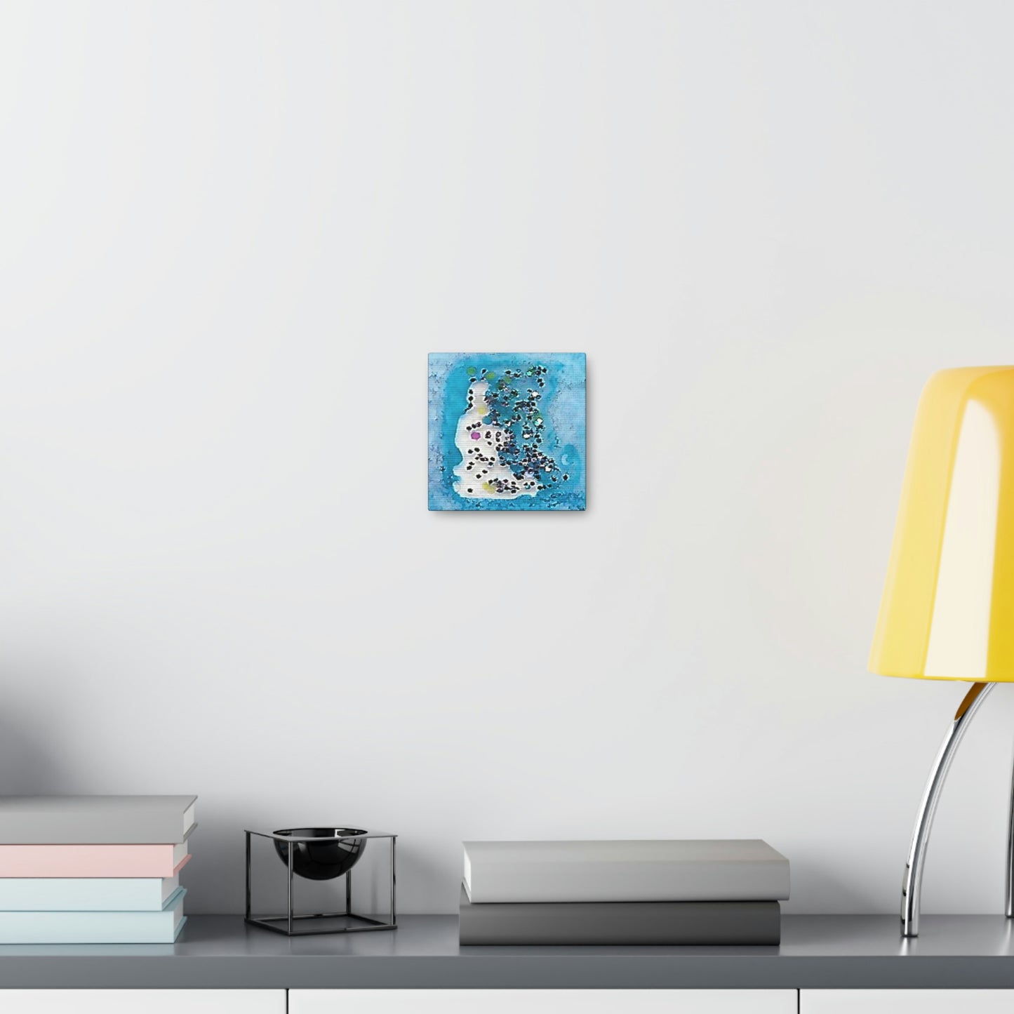 Fractal Blue 11 Canvas Print - Alja Design