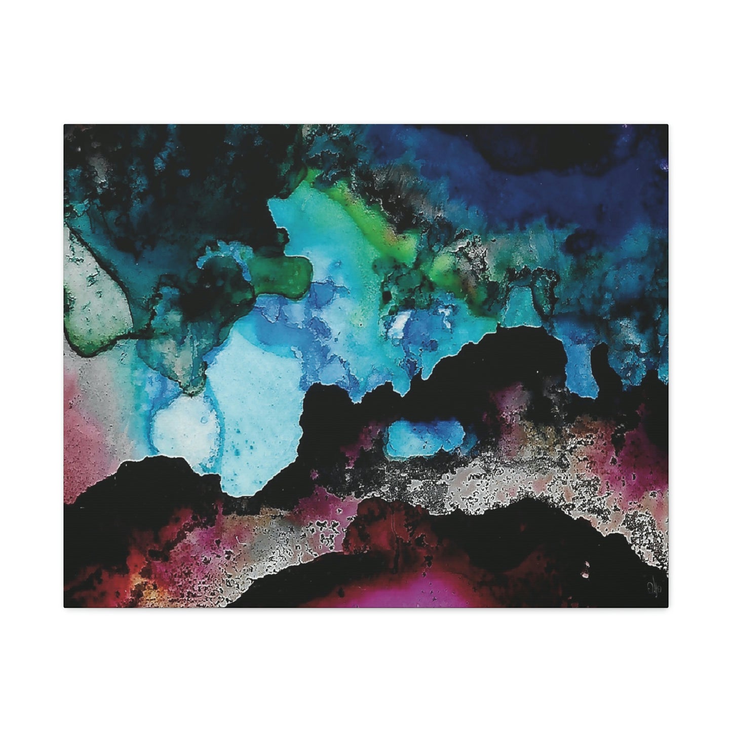 Inner Space 5 Canvas Print - Alja Design