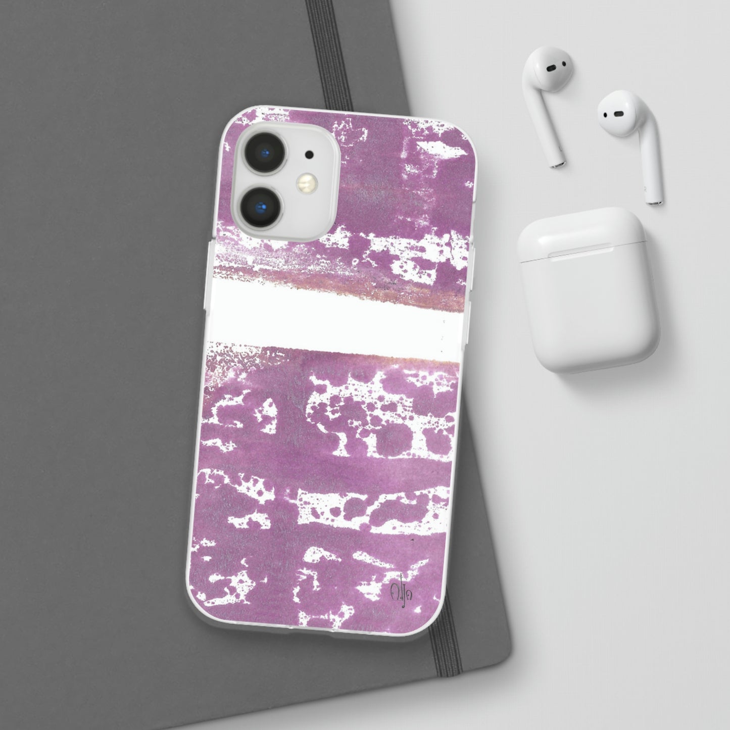 iPhone and Samsung Galaxy Flexi Phone Case Purple Horizon - Alja Design