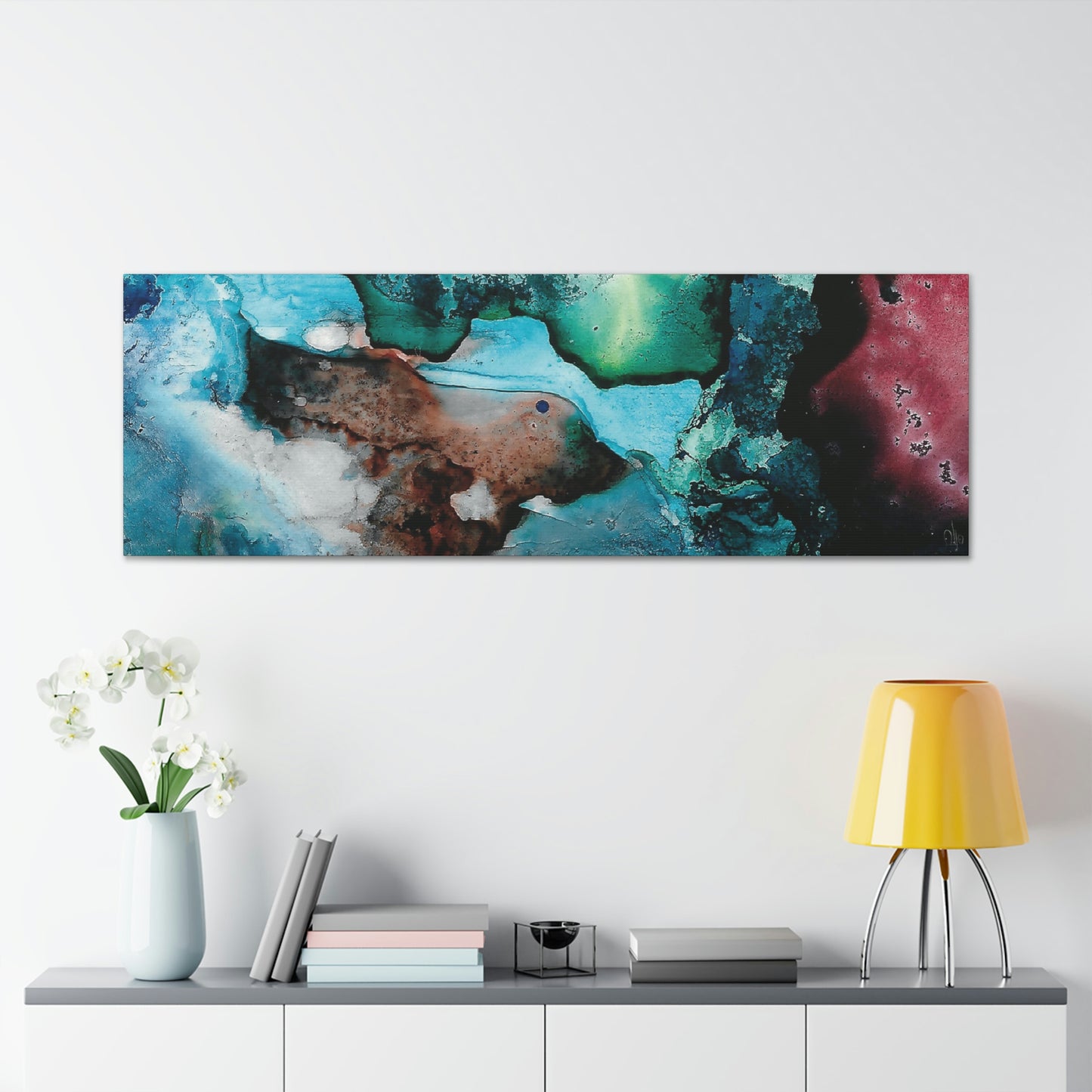 Inner Space 18 Canvas Print - Alja Design