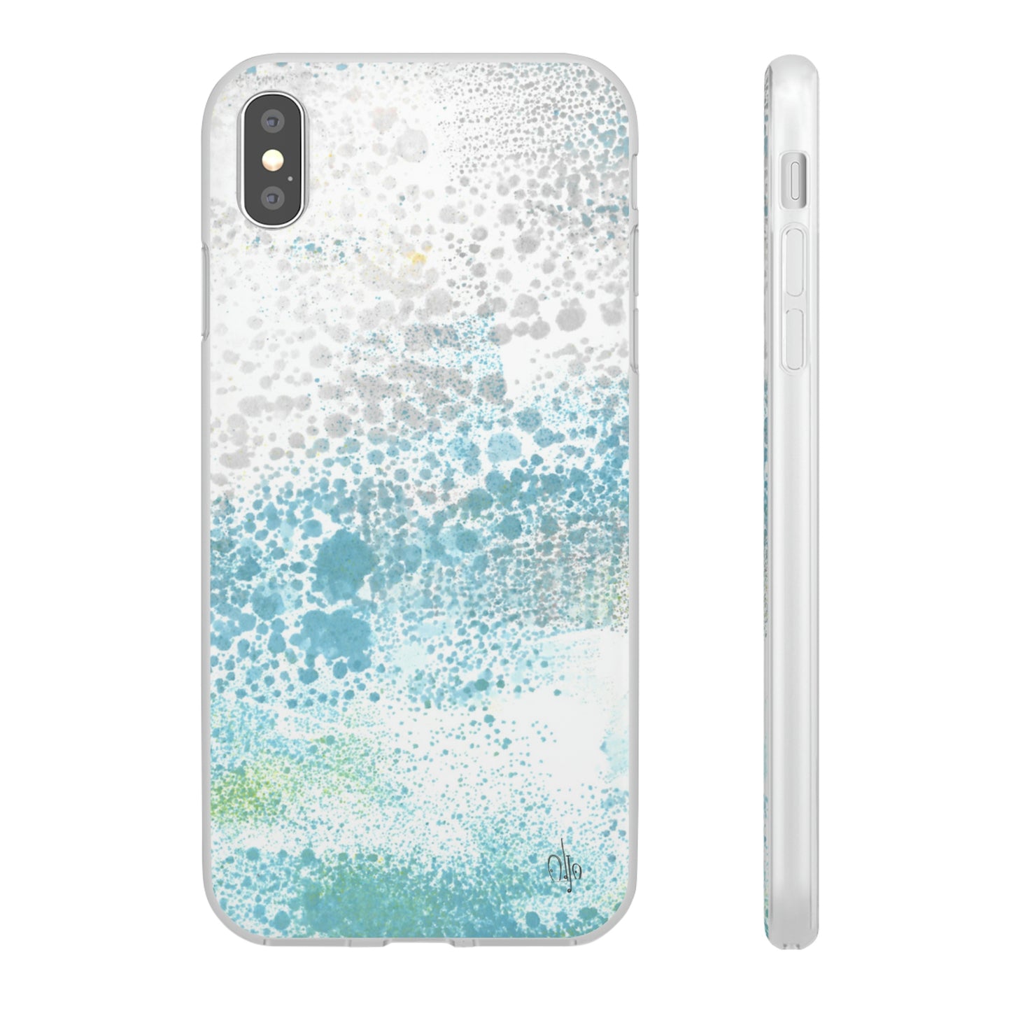 iPhone and Samsung Galaxy Flexi Phone Case Gentle Rain - Alja Design