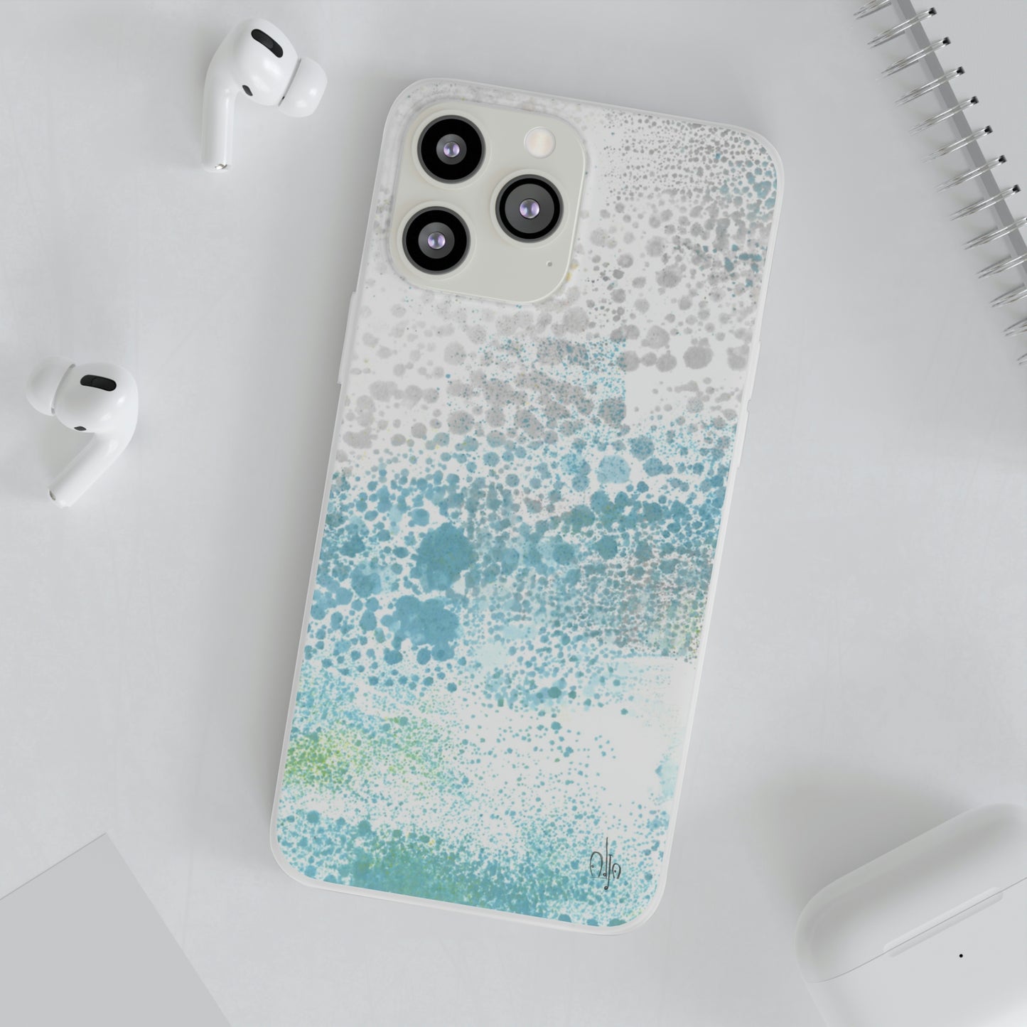 iPhone and Samsung Galaxy Flexi Phone Case Gentle Rain - Alja Design