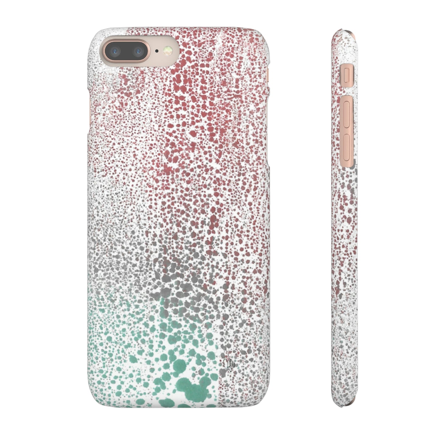 iPhone Samsung Galaxy Pixel5G Snap Case Phone Case Gradient Drip - Alja Design