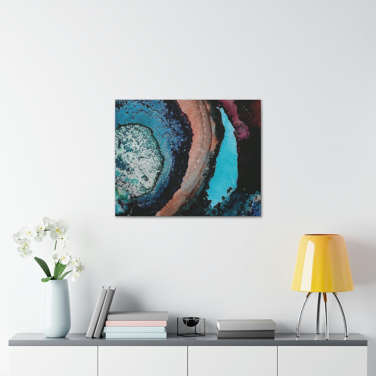 Inner Space 10 Canvas Print - Alja Design
