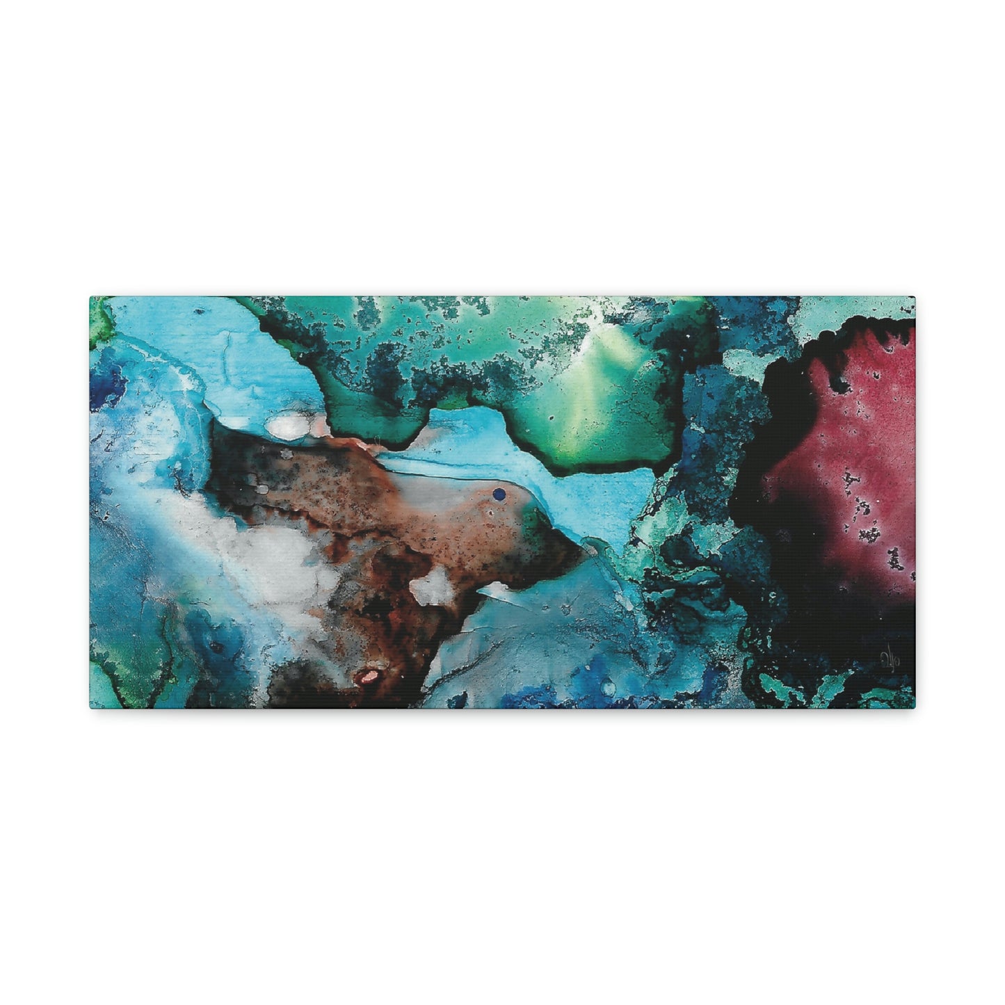 Inner Space 18 Canvas Print - Alja Design