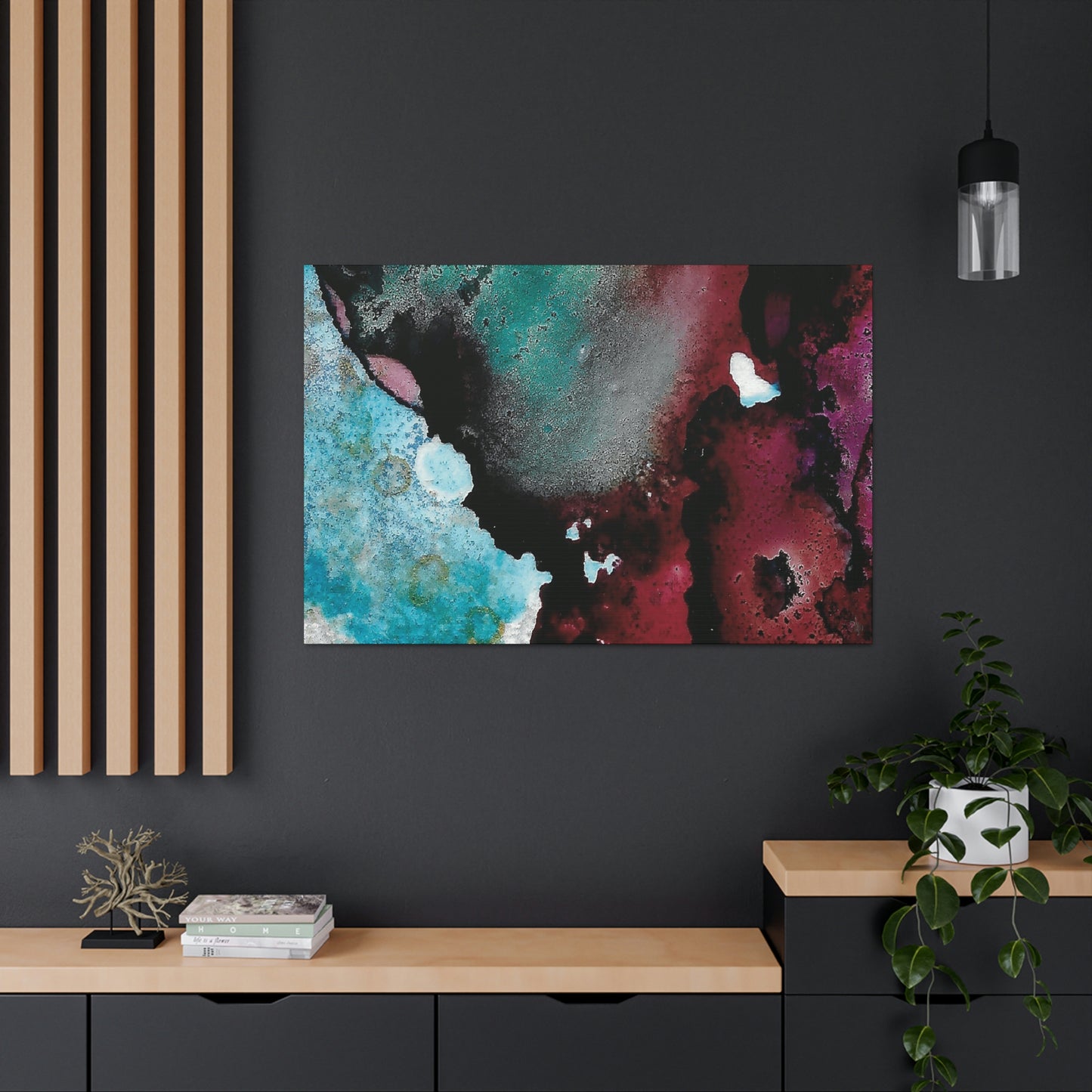 Inner Space 6 Canvas Print - Alja Design