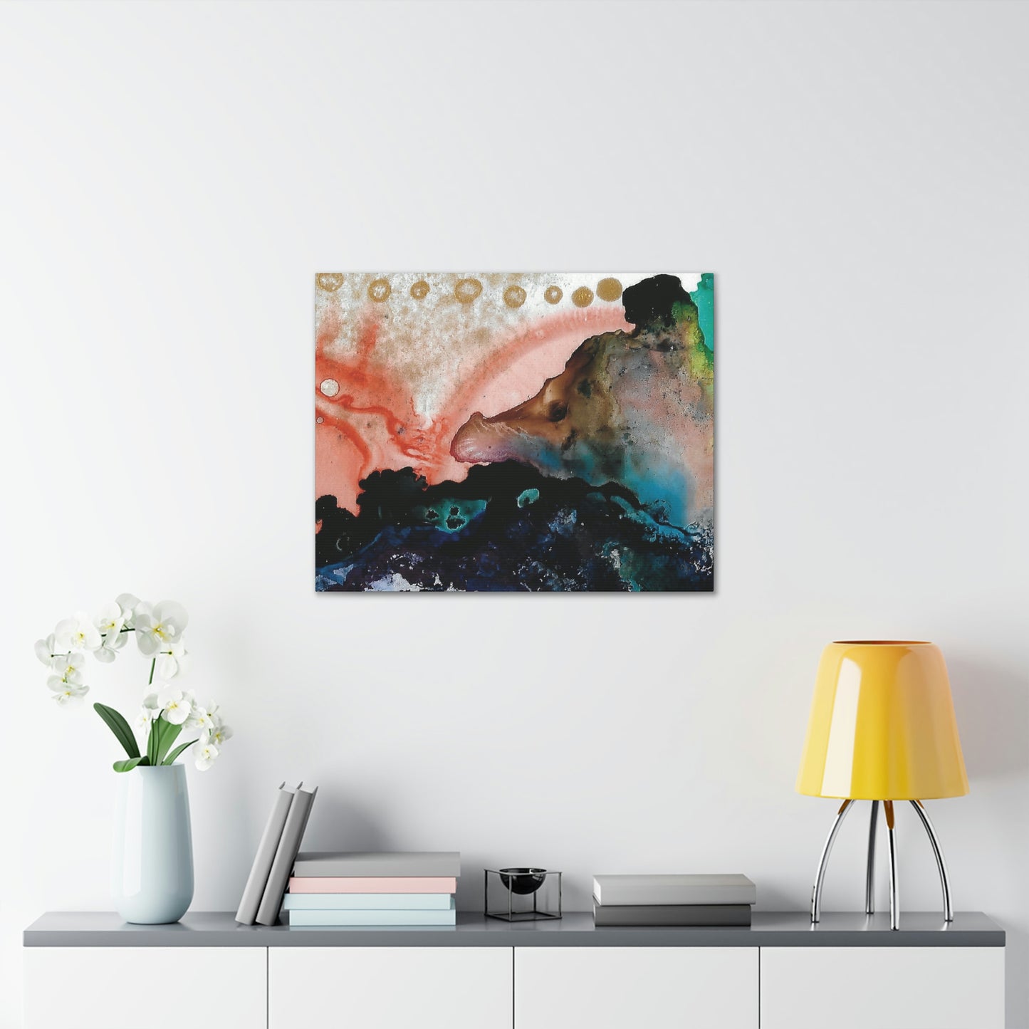 Inner Space 14 Canvas Print - Alja Design